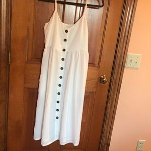 Linen Midi Dress